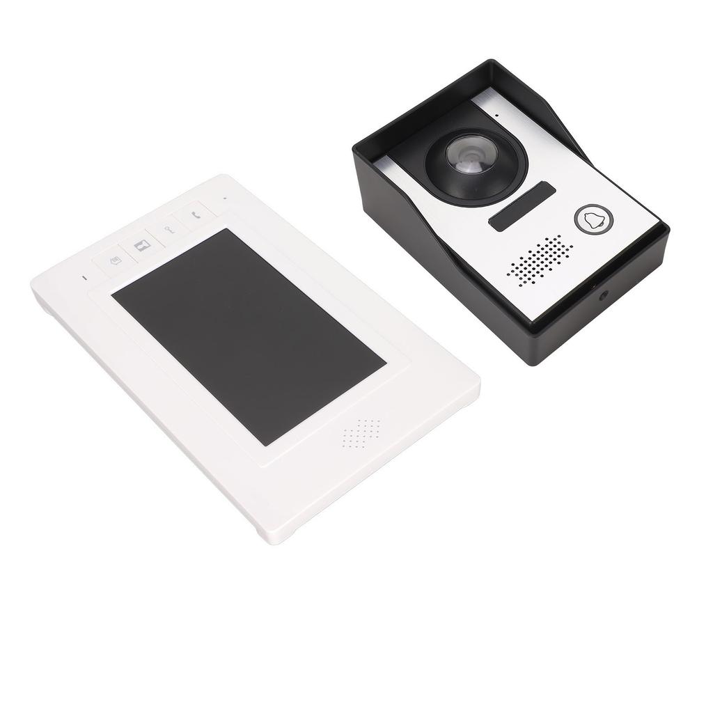 7 Inch Home Intercom Doorbell Hands Free Night Vision Wired Video Doorbell Intercom System for Home