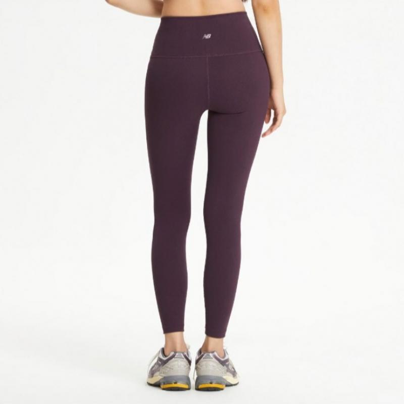 New Balance Pants Eqs Nbnse4s052 75 Women Ribbed 27 Inch Leggings  Tig