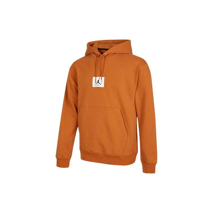 

Jordan Men s Air Jordan SS22 Logo Pattern Printing Long Sleeves Brown Yellow DA9817-241 M