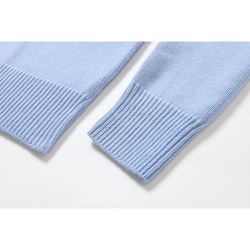 G·TENNA Women's V-Neck Dropped Shoulder Cashmere Sweater