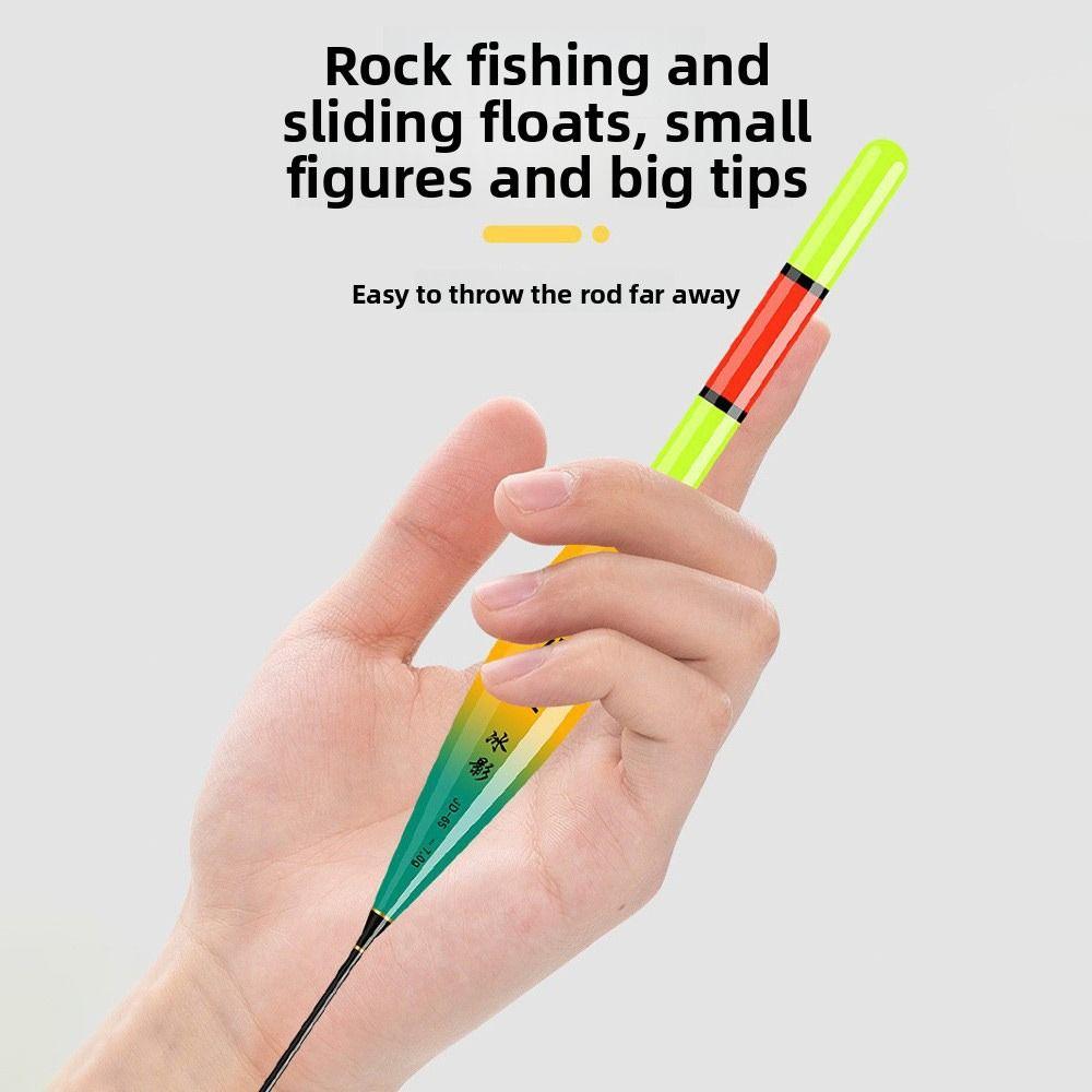 Long Tail Design Rock Fishing Floats 3 Light Slip Drift Tube Bobbers  Drift Fishing