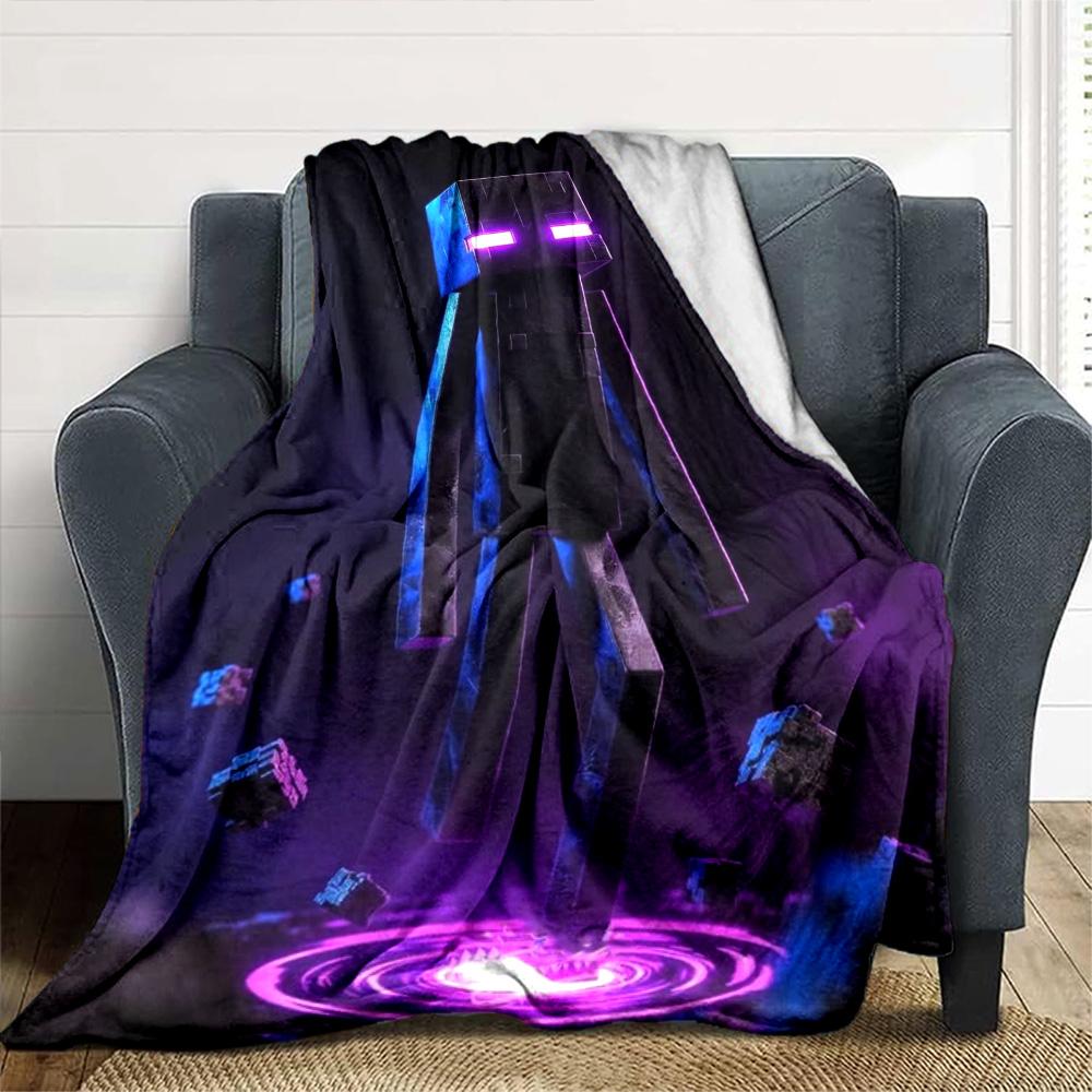 Minecraft Blanket Comfortable Perfect for Seaside Sofa Couch All-Season Use Modern Best Holiday Gift for Friends Family