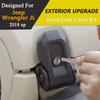 Hood Latches Anti-theft Lock Catch for Jeep Wrangler JL JLU 4XE Rubicon Sahara Sport Gladiator JT 2018-2025 Car Accessories