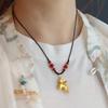 Natural Agate Light Luxury Necklace Fashion Women Daily Jewelry Lucky Gift