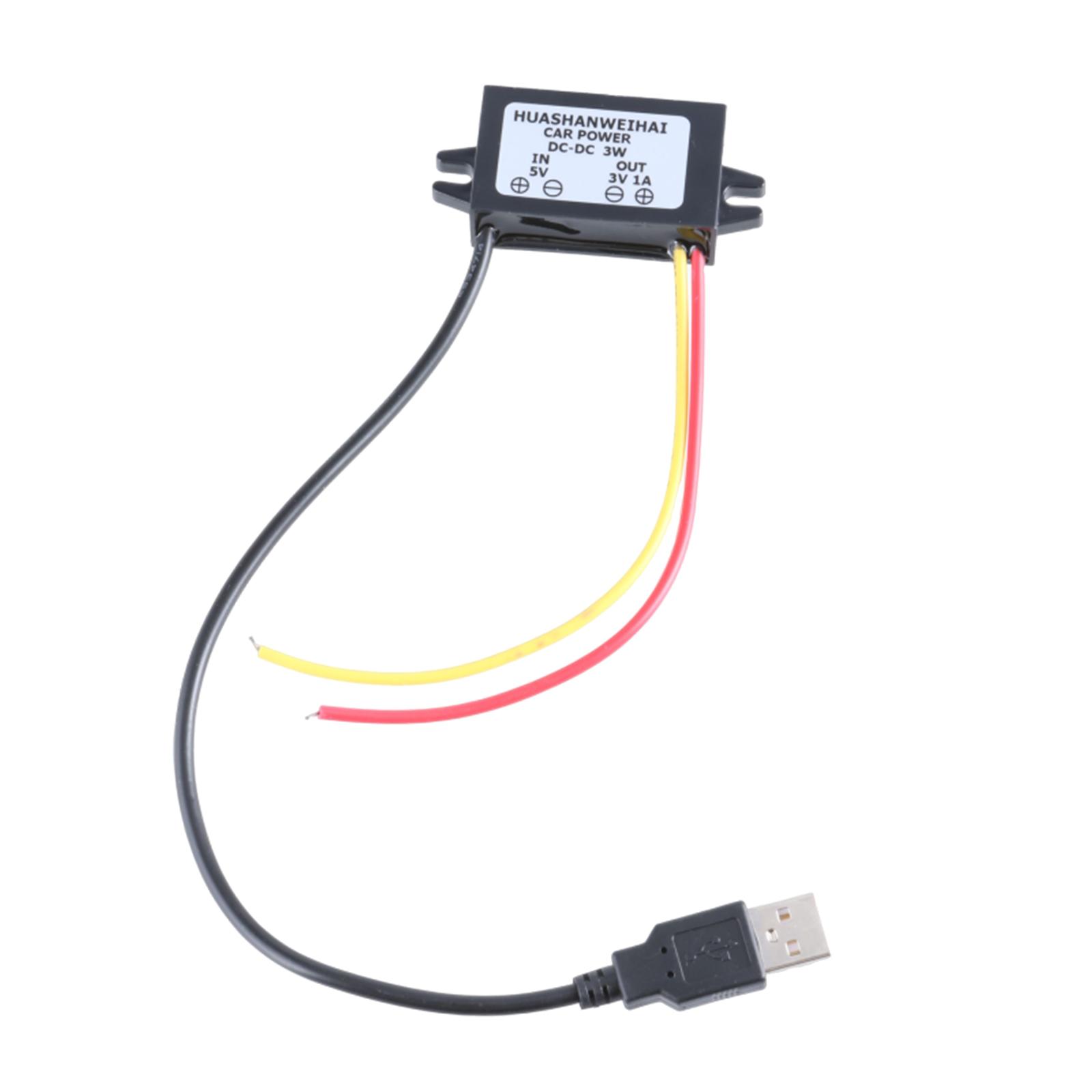 

Car Voltage Regulator USB 5V2A to 3V1A Buck Converter Step Down Power Module for Electronics and Small Appliances