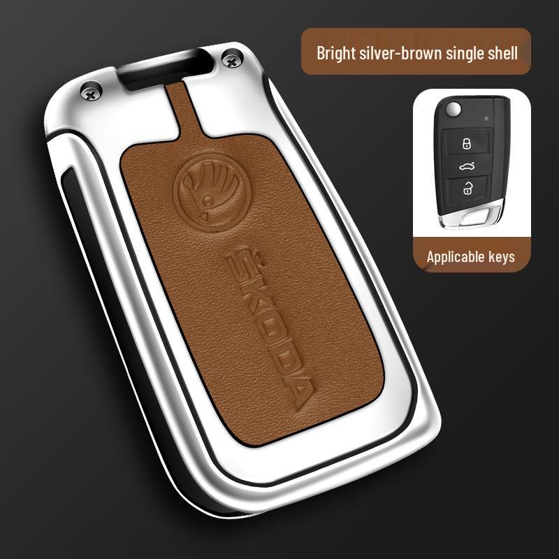 Skoda Key Case for Octavia, Fabia, Kamiq, Superb, Kodiaq, Karoq - Protective Shell
