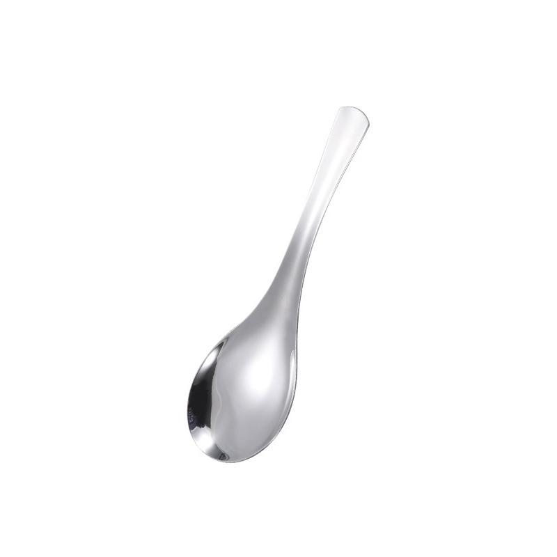 Nordic Style Stainless Steel Soup Spoon Deepen Large Capacity Spoon Silver Mirror Polished Flatware Soup Home Kitchen Tableware