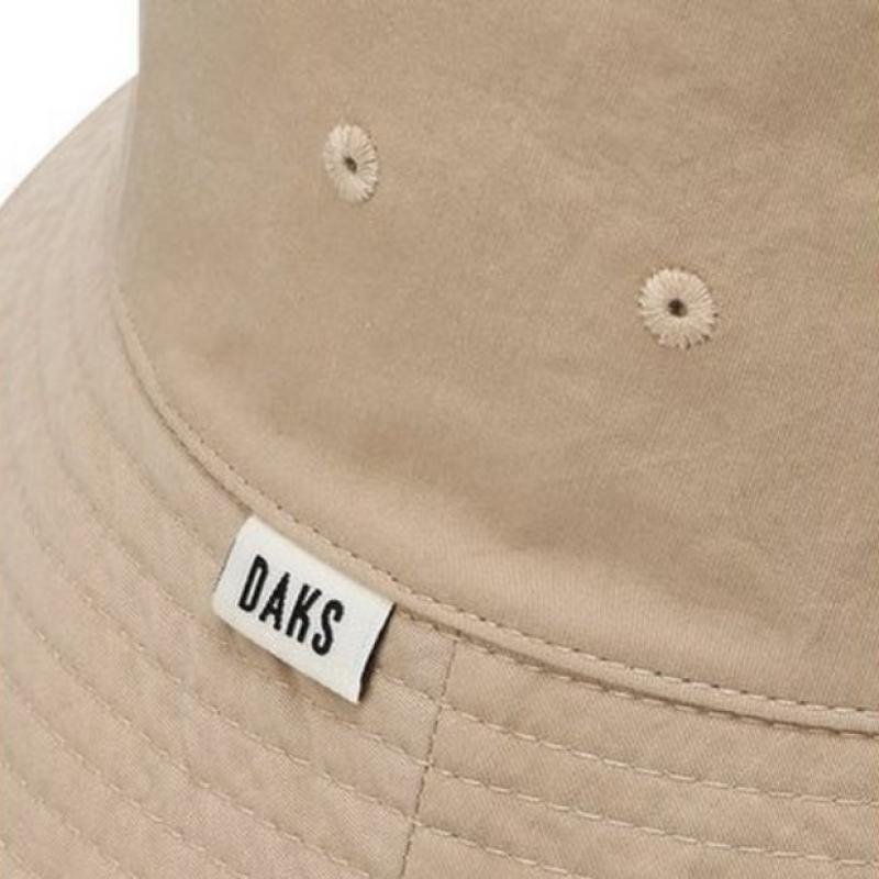 Daks Women Beige Check Reversible Bucket Hat With Embroidery Dbhe5e119i2
