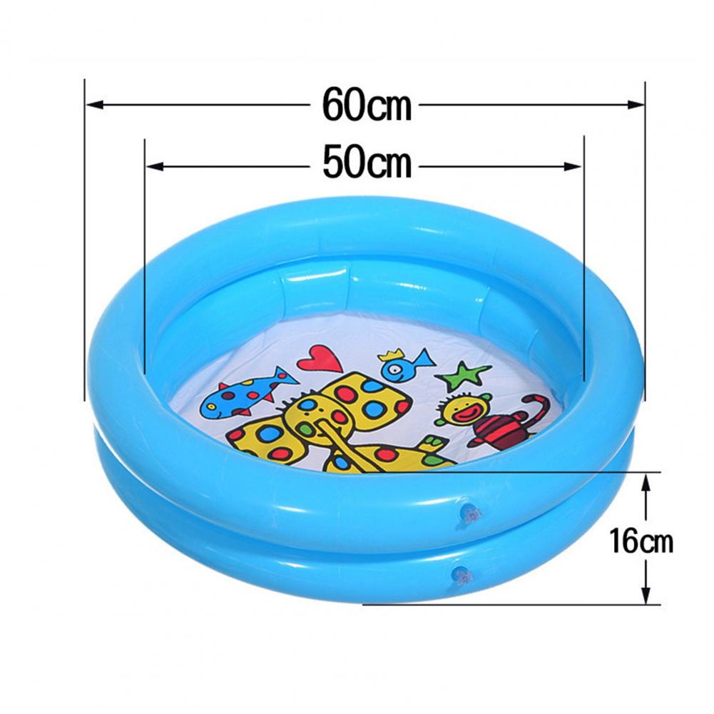 Inflatable Pool Durable Thicken Blow Up PVC Round Baby Swimming Pool Skin-friendly Portable Blow Up Pool For Kids Baby Toddler