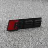 Car Honeycomb Grille Emblem Sticker Car Displacement Badge For 22 A3 A4 A6 Q5 A5 A1 Q3 Q7 A7 TT Q2 SQ5 RSQ3 RSQ8 S3 S4 RS5 RS6