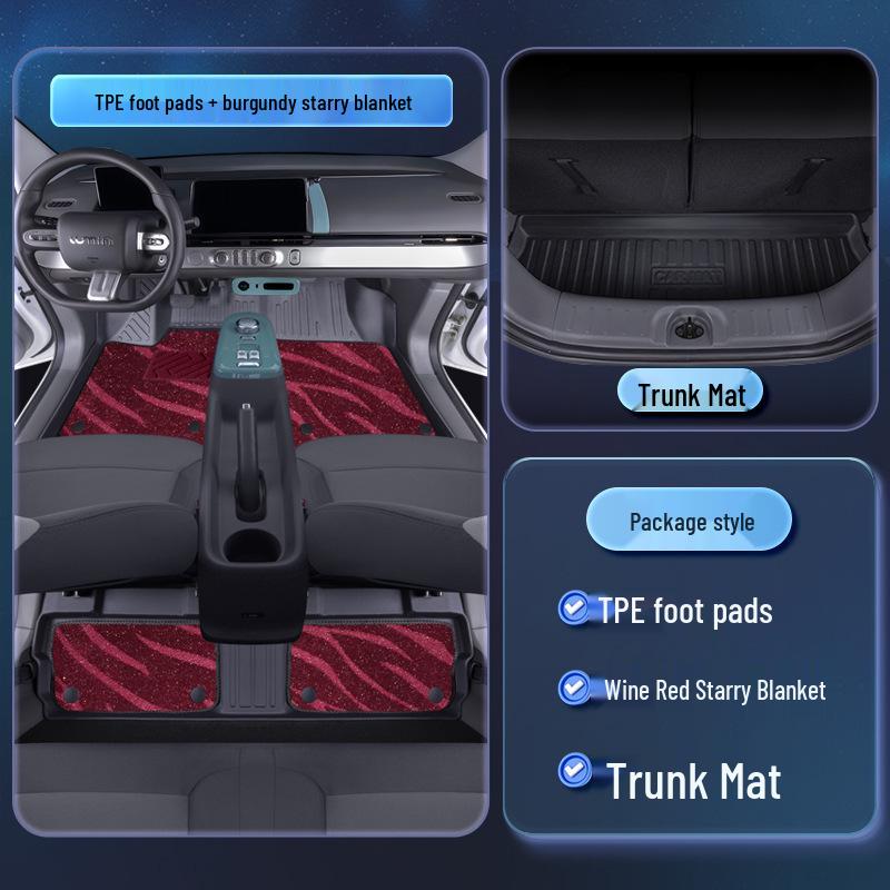 Changan Lumin Nuo Mi Corn Car TPE Foot Mats – Full Interior Carpet Set