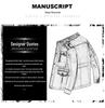 Men's Mid-Length Cotton Jacket - Spring/Autumn, Thin, Casual, Loose, Large Sizes, Dad Style.