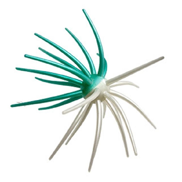 Lake Use Fishing Accessory with Elastic Soft Plastic Body and Flexible Arm Profile, Single Pack Sea Urchin Baits for Daily Anglers
