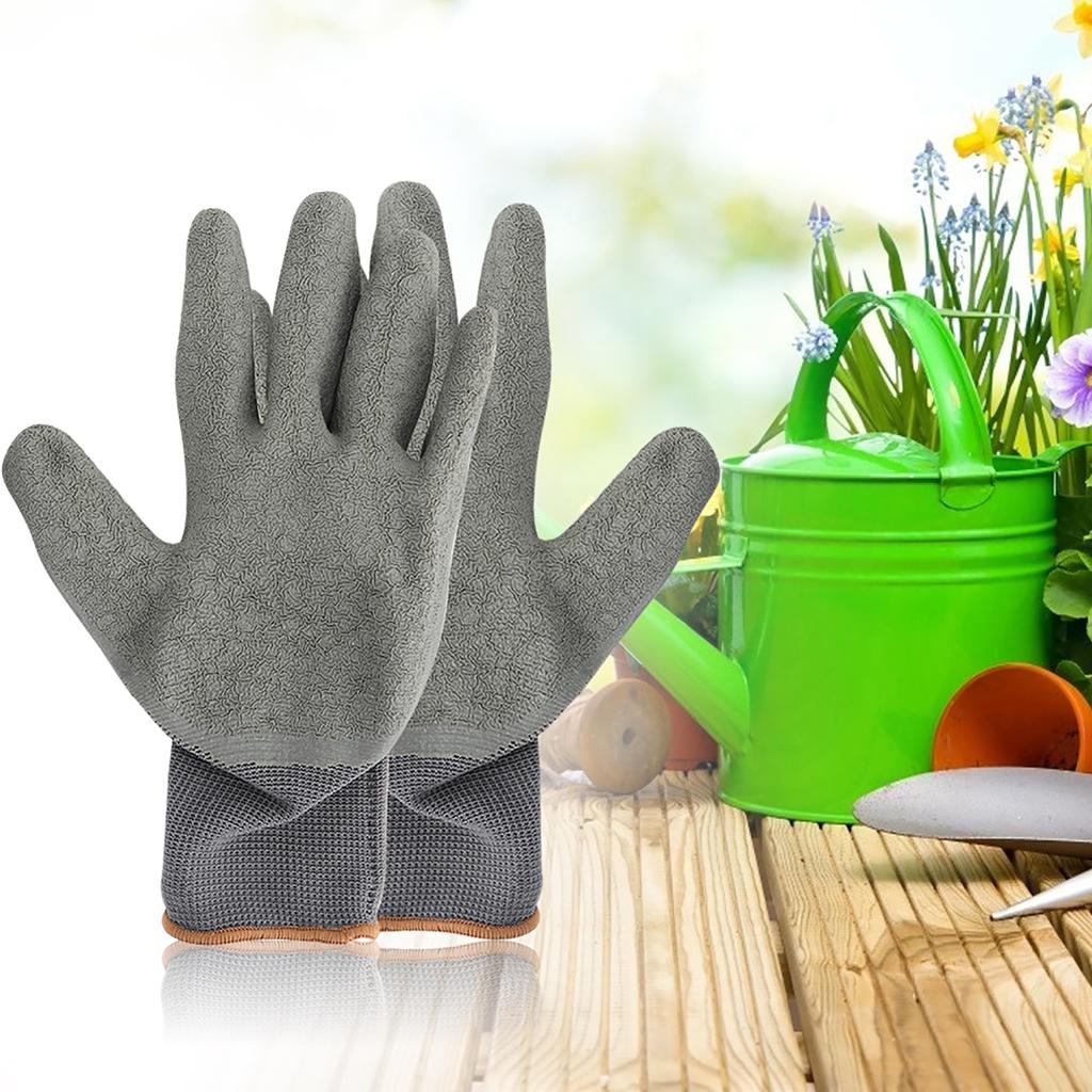 5 Pairs Wear Resistant Non Slip Garden Gloves Durable Breathable Gardening Working Gloves