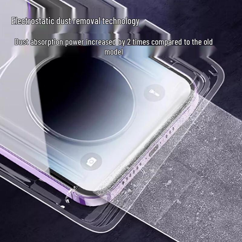 Rehua iPhone Tempered Glass Screen Protector with Auto-Alignment Applicator