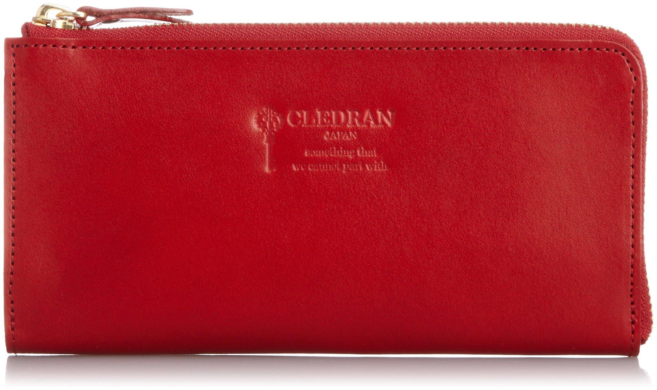 

Wallet Tochigi Leather RED [Credran] &ltECRA&gt L-shaped червоний
