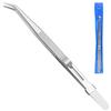Tweezers, Stainless Steel Tweezers Adjustable Slide Lock Antistatic Tweezers Jewelry Making Tool For Electronic Component Repair