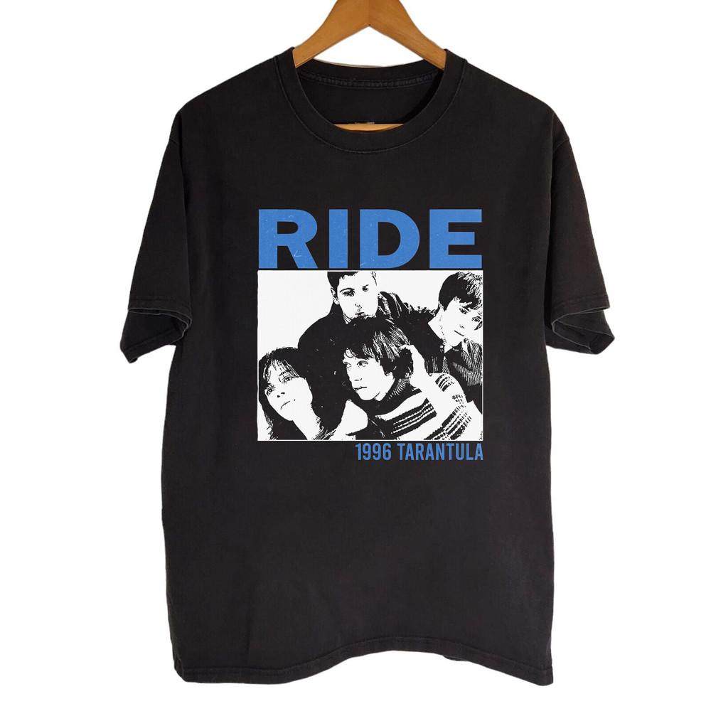 NEW! Ride Band Black Cotton T- Shirt FULL size S-5XL Unisex AD720 Unisex T-Shirt XXXXL