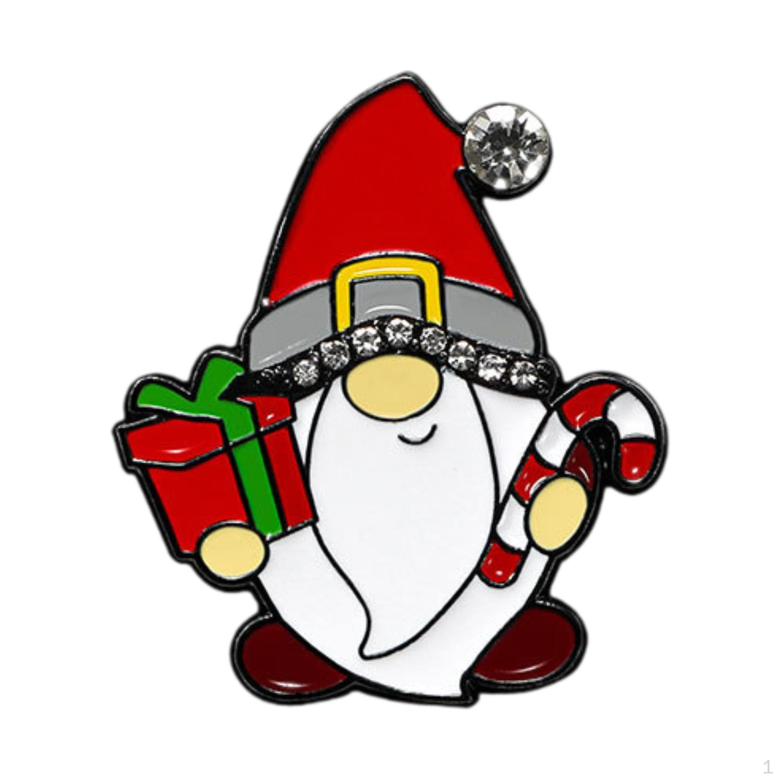 

Рождественская брошь для женщин Рождественские украшения, модные украшения воротник булавка шляпа одежда Santa Claus