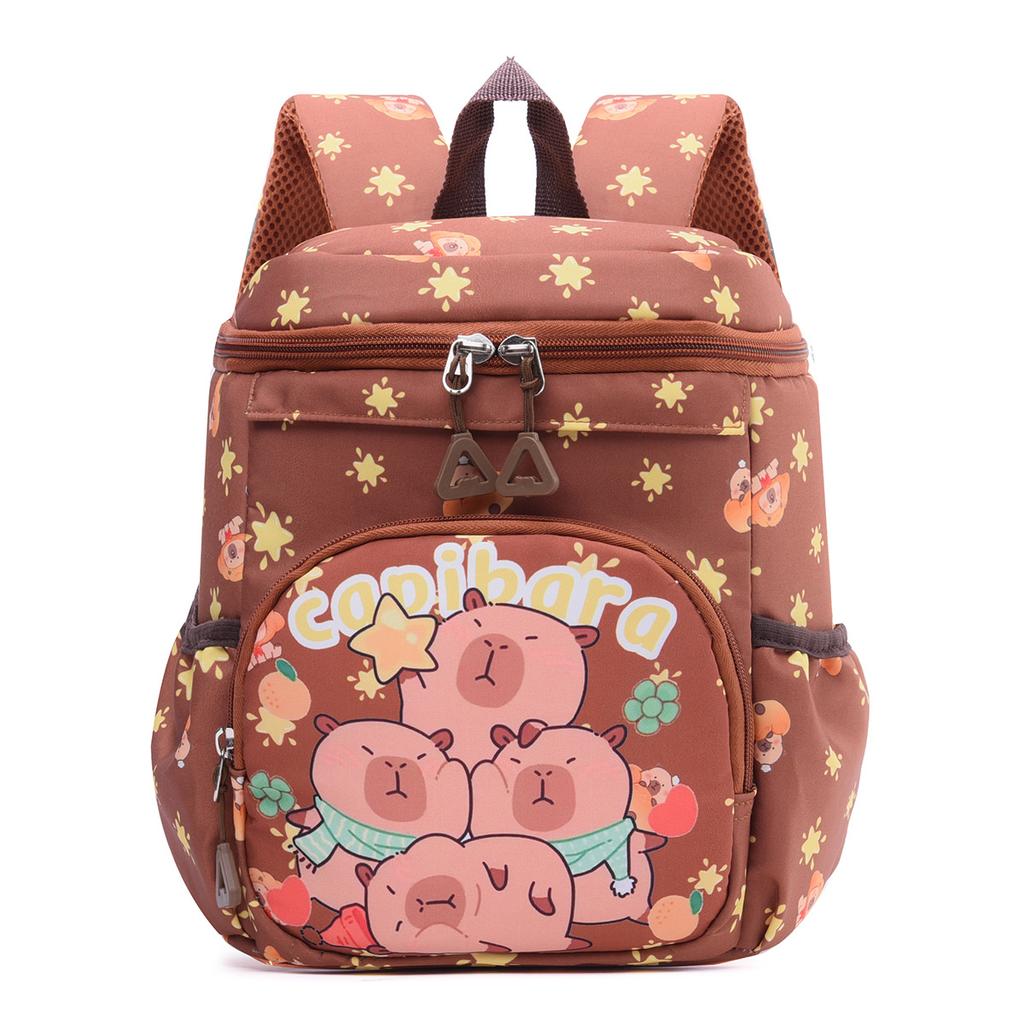 School Bag New Children's Bag Small Class Boys and Girls Cute Cartoon Backpack Kapibara Small