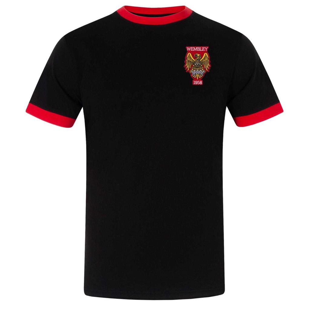 Fan Originals Mens United Wembley 1958 Crest T-Shirt