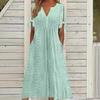 2024 New Fashion High-Waisted Casual Loose Embroidered Dress