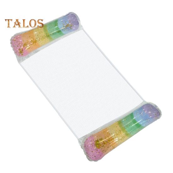 Inflatable Pool Hammock Float PVC Water Hammock Lounge 4 In 1 Saddle Lounge Chair Drifter Lake Beach Float Lounger for Summer Water Fun