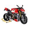 981 Particle Mold Fast Building Block Assembly Model Motorcycle, for 6 Years Old + Creativity, Is Also A Home Ornament, Holiday