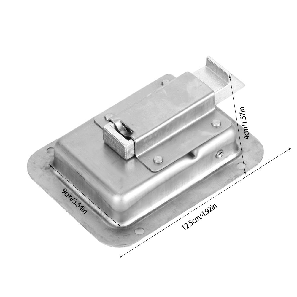 1 Pair Car Entry Stainless Steel Door Lock Latch Handle with Keys for RV Truck Toolbox