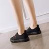 2025 Damen Slip-on Canvas Sneaker Leicht Rutschfest Atmungsaktiv Einfarbig Freizeitschuhe für Teenager Bequeme Laufschuhe