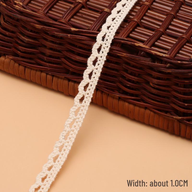 Cotton Knitted Lace Trim for DIY Crafts and Home Decor