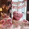 18th Birthday Heart Balloon Decorations - First Birthday Party Backdrop for Girls