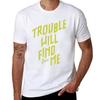 The National Trouble Will Find Me Tshirt Moisture Control Sports Tee Tshirt