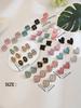 Stainless Steel Enamel Drop Earrings Studs for Women  Fashion Exquisite Temperament Earrings Womens Spring Jewelry Gifts