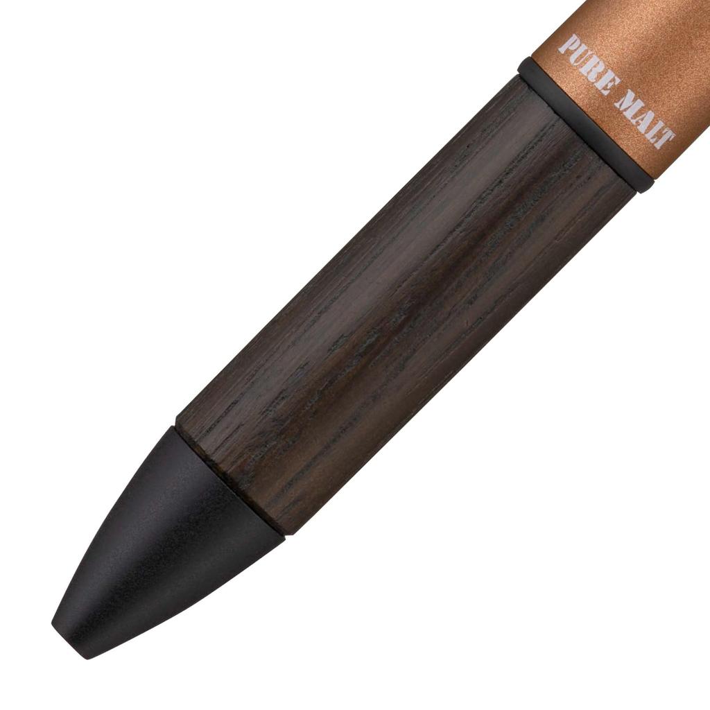 Mitsubishi Pencil Pure Malt Jetstream Inside Amber MSXE520050520 Multi-Function Pen, 4&1, 0.5mm, Orange,