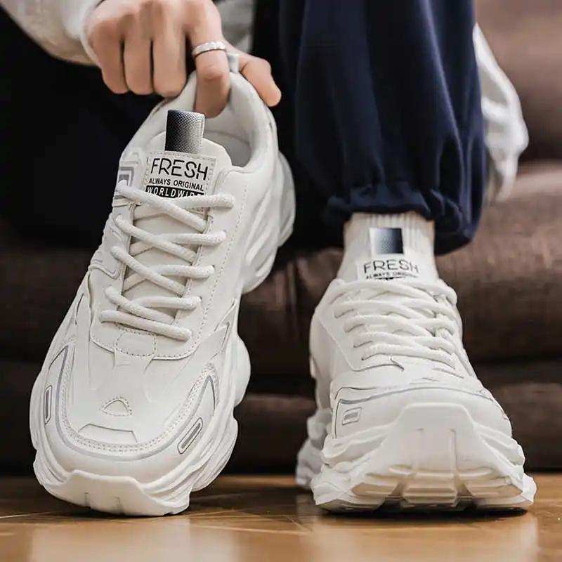 Fashion Demi-season Autumn Laces Boots Men Woven Special Sneakers Newest Shoes Sport Athletics China Basctt Lofer Tenks Health