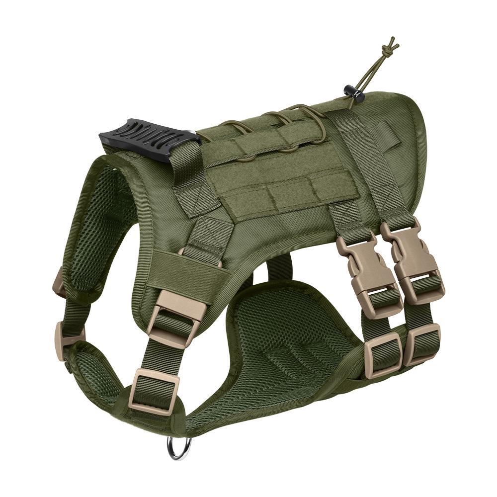 Multi-Functional Tactical Dog Harness & Leash for Large Dogs