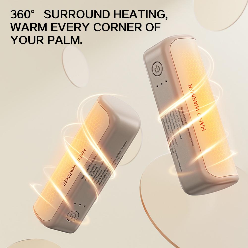 Magnetyczne Rozdzielane Ręczne Podgrzewacze Na Dwie Ręce Kompaktowe Przenośne Ciepło W Podróży Do Pracy w Biurze Nauki