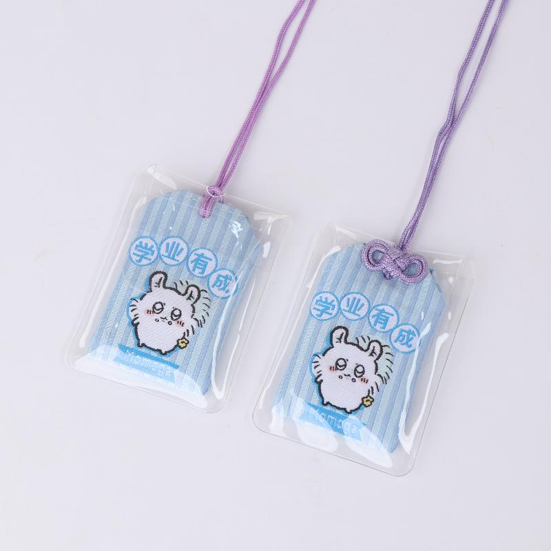 

2 шт. Кавайный аниме Чиикава вышитый кулон Милый кролик амулет брелок Креативный мультяшный подвесной декор Шармы для сумки Подарки