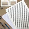 4/6 stk. DIY Skabeloner Lineal Præcisionsskrivning Multi-brug Guide Kuvert Skabelon Linjer Kreativitet Klar Kalligrafi Stencil