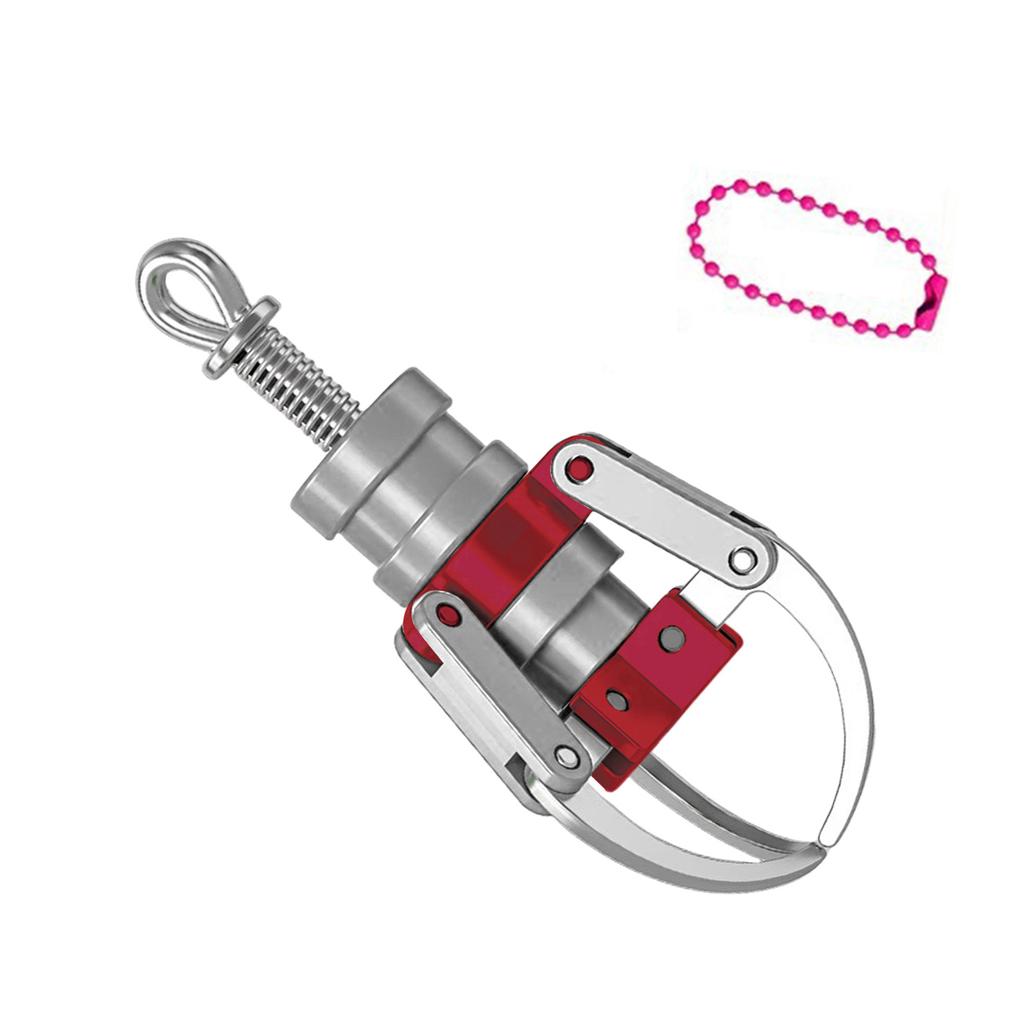 Doll Machine Grab Clip Mini Claw Keychain With Strong Grip ABS Keyring For Fun Portable Keychain Bag Pendant Accessories
