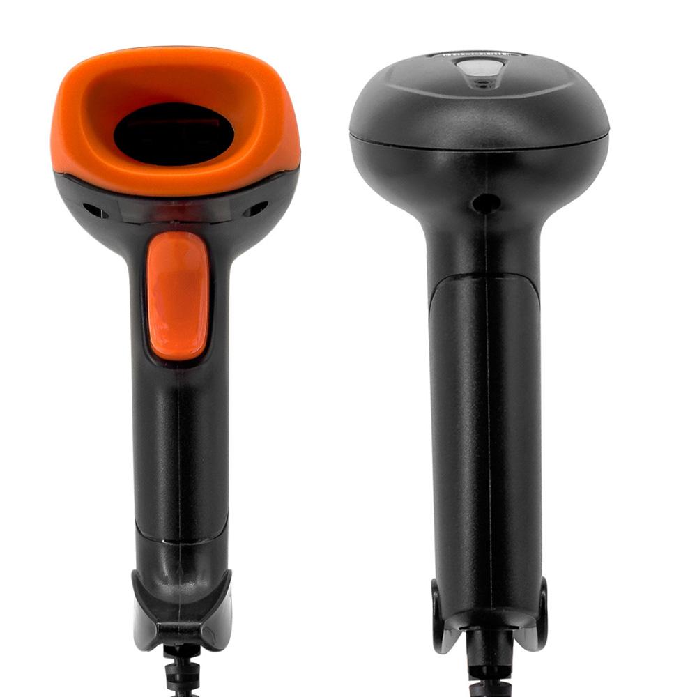 Handheld 1D2DQR Barcode-Scanner, USB-Kabel, Barcode-Leser, manuell, kontinuierliches Scannen von CMOS-Bildern