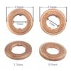 50PCS 7×15mm Diesel Common Rail Injector Nozzle Copper Sealing Washer EURO-III Shim Gasket for Bosch