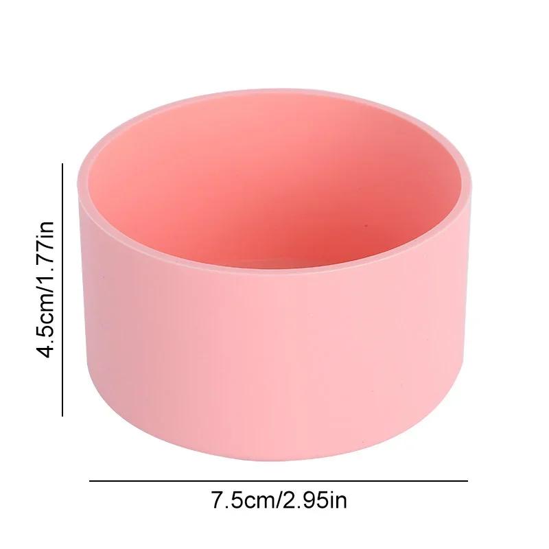 2 st Silikonskydd Halkskydd Stövelbotten Ärm för Stanley Tumbler Mugg Rostfritt Stål Termosmugg Skyddskåpa