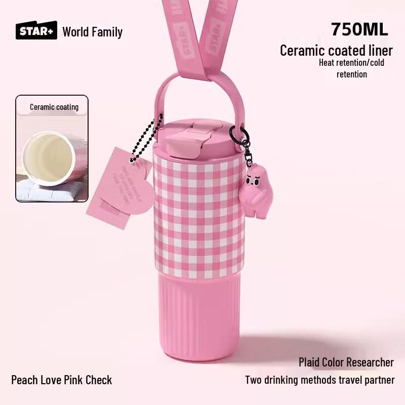 Monet Garden Dual-Drink Insulated Straw Bottle