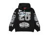 Supreme Warriors AppliquA Zip Up Hooded Sweatshirt "Black"