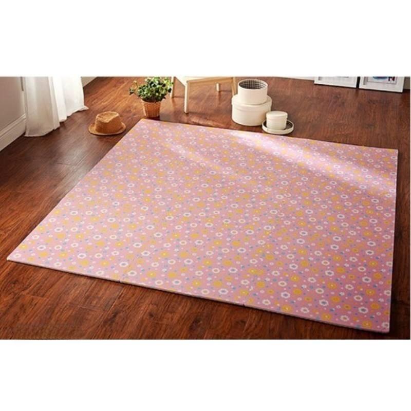 Minde Garden Floral Foam Puzzle Play Mat For Kids Bedroom And Lounge Safety Play Area