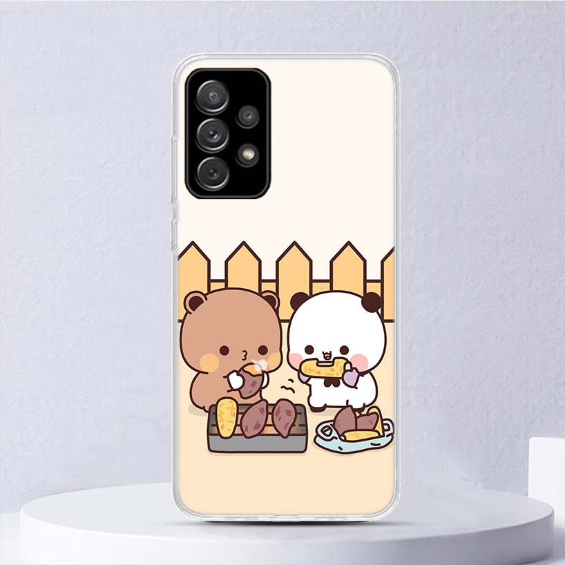 Bubu Dudu Cartoon Cute Soft Case For Samsung Galaxy A16 A15 A14 A13 A56 A55 A54 A53 Phone Cover A36 A35 A34 A33 A26 A25 A24 A23
