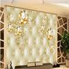 Blumentapete europäischen weichen Paket 3D Wandbild Wohnzimmer Schlafzimmer Home Decor Wallpaper