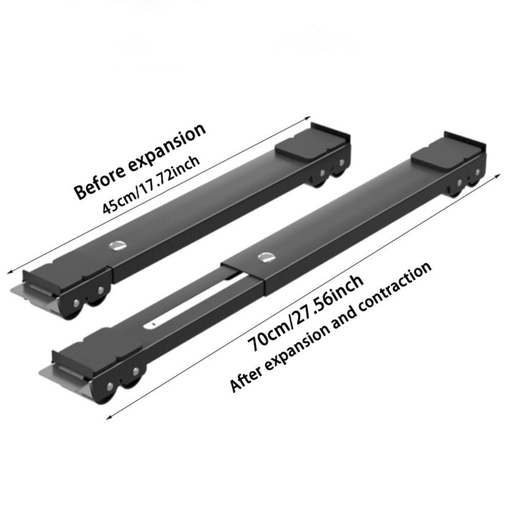With Wheels Refrigerator Stand Durable Mobile Roller Bracket Adjustable Stand  Furniture